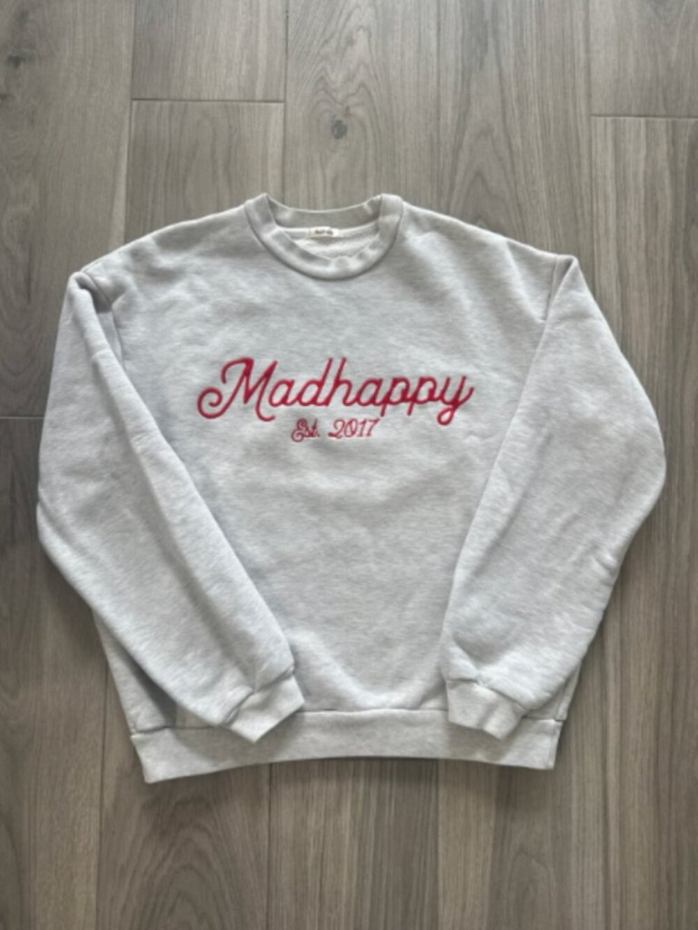 Madhappy crewneck sweatshirt with Embroidery and Peace Sign